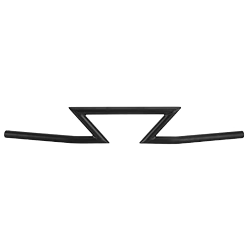 Bruce & Shark(ブルース・サメ) バイクハンドル ハンドルバー オートバイ 7/8 22mm ハンドルバー Z-バー 取り付け簡単 ハンドル オートバイ用 汎用 ハーレー スズキ カワサキ ヤマハ に対応 ブラック