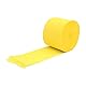 ANCLLO 6 Rollen 4,5 cm x 25 m Krepppapier Party Luftschlangen Hintergrund hängende Dekorationen für Geburtstagsparty, Hochzeit und Festival-Dekorationen (Gelb)
