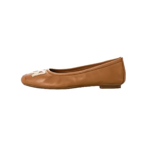 Ballerines Reqins HAVA Cuir Camel Cover