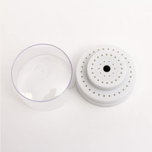 Miniatura 5 de Bloque redondo dental de 60 fresas de bloque, blanco Bur Block para laboratorio dental Burs Organizer