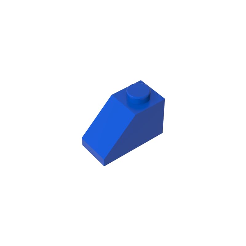 Gobricks 3040 Slope Brick 2x1 Sloped Brick 50 Pieces GDS-588 Compatible with Lego Building Blocks Color:Blue