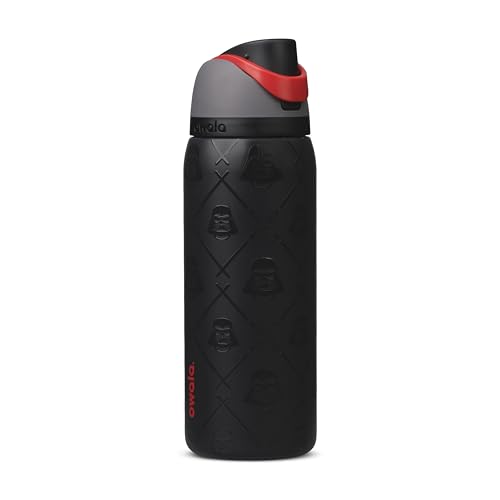 Image of Owala Star Wars FreeSip Insulated Stainless Steel Water Bottle with Straw for Sports, Travel, and School BPA-Free Sports Water Bottle, 32 oz, Darth Vader