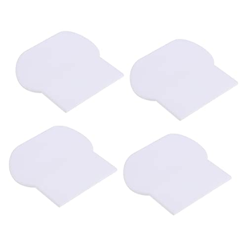 Housoutil 4pcs Toilet Lid Lifter Toilet Seats Toilet Cover Seat Toilet Handle Lever Toilet Lower Lid Lifter Flipper Toilet Lifter Toilet Lid Lifter Handle Seat Lifter Handle White Applique