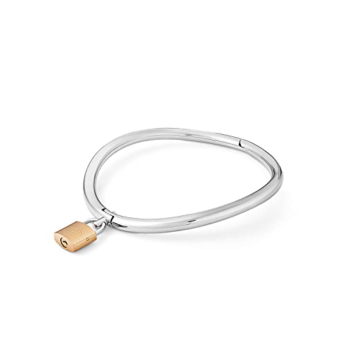 Mens-Shop24 Ergonomisches Halsband Halsreif Halsfessel Halskette mit Schloss Edelstahl O-Ring verschließbar Sextoy (Innen-Ø: 130 mm)