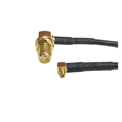 Câble MMCX femelle RA coudé pour routeur interne et montage de boîtier compact