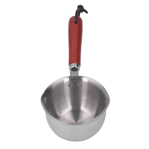 Nikou Juego de utensilios de cocina de acero inoxidable, sartén antiadherente, olla de sopa, sartén de leche con tapas de vidrio, multifuncional, fácil de limpiar, acero inoxidable 304, juego de ollas