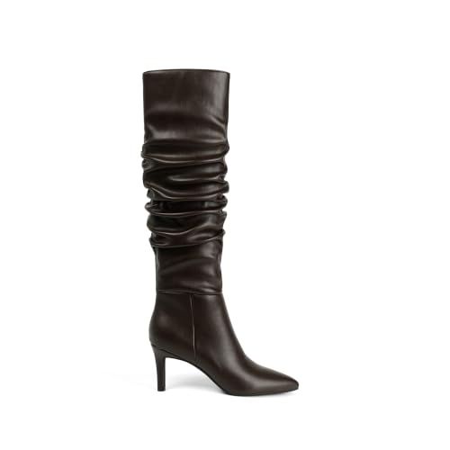 Image of Easyfox Knee High Boots Women Pointed Toe Stiletto Heel Tall Boots | Side Zipper,3 In Stiletto Heel,Fall Spring Winter Fashion Dress Tall Boots,Evening Bridal office Long Boots