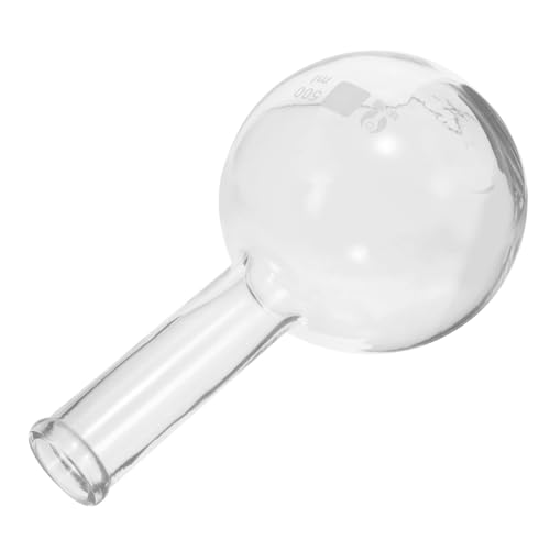 HEALEEP Sturdy Glass Flask for Distillation Laboratory Scale Flask for Heating