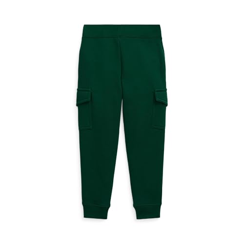 POLO RALPH LAUREN Boys Fleece Cargo Jogger Pants (Toddler/Little Kid) New Forest/C1414 4 Years2