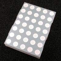 LED Displays amp; Accessories YELLOW DIFFUSED 5X7 DOT MATRIX Pack of 10 (TA20-11YWA)