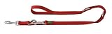 HUNTER Verstellbare Hundeführleine, Farbe: petrol, 3-fach verstellbar, robustes Nylon, pflegeleicht, Größe: 25/200