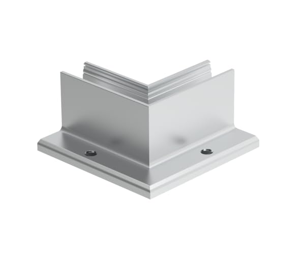 Profilé de verre d'angle intérieur fixe pour sécuriser vos parois de douche de 15 mm