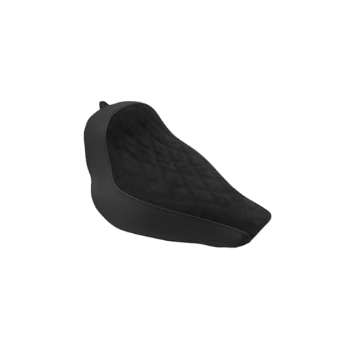 Sillín motocicleta asiento individual negro delantero para Softail Fat Boy FLSTF 2018-Up