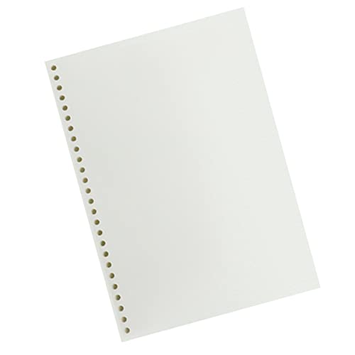 ibasenice 50 Blatt Nachfüll-Loseblatt-Zubehör Notizblöcke Skizzen-Memo-Notizbuch Für Buch-Skizzenbuch-Schule Drahtgebundenes B-Zeichnen Blanko Dicker Ersatzblock Spirale Nachfüllbarer Cover