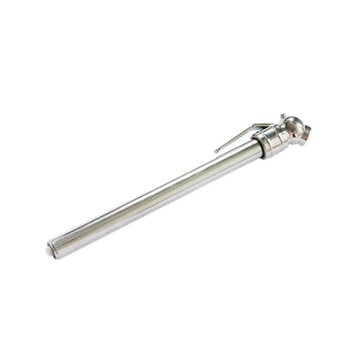 Medidor de neumáticos - Pluma de presión de neumáticos de automóvil | Manómetro de presión de neumáticos con mandril de doble cabezal, manómetro de aire de acero inoxidable resistente con una medida m