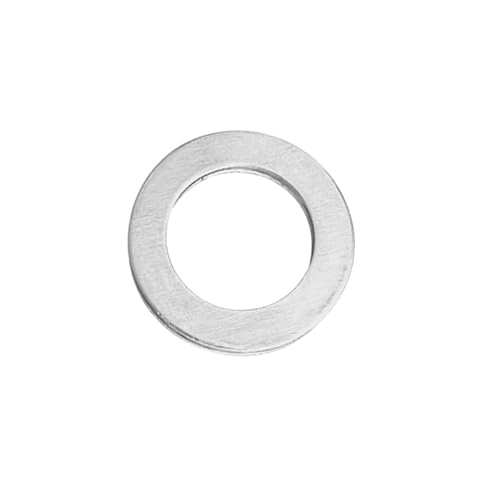 Rondelles plates en aluminium M5x10x1 pour bouchon de vidange automobile, 50 pièces
