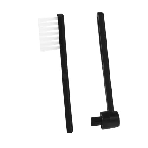 Vaguelly 2本 レコード クリーニング ブラシ CD アルバム ブラシ ビニール レコード ケア ツール ヴィンテージ レコード プレーヤー ダスター ブラシ レコード CD プレーヤー ブ