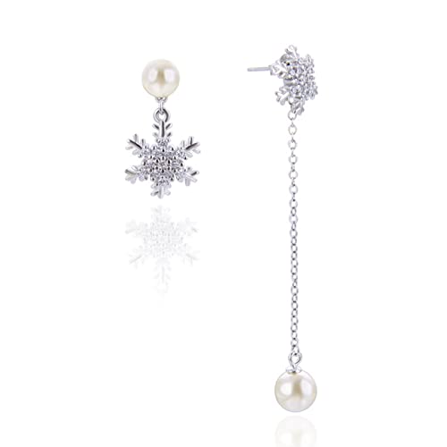 Argent Sterling Flocon de Neige, le cadeau idéal pour femme avec sa zircone
