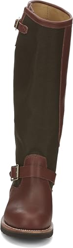 Image of Chippewa Descaro 17-Inch Snake Hunting Boots - Waterproof & Snake-Proof Rubber Hunting Boots for Men - Vibram Slip-Resistant Outsole - Adjustable Brass Buckles & Reinforced Steel Shank