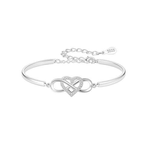 Bracelet argent S925 style minimaliste à porter au bureau ou en soirée habillée
