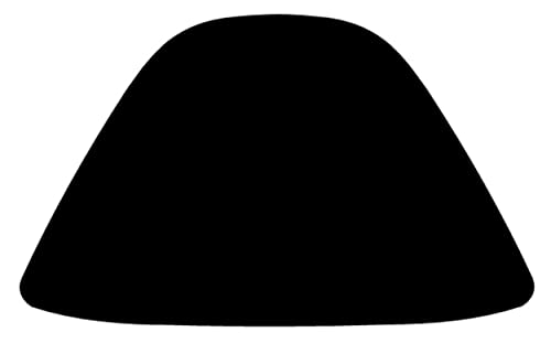 True Line Automotive Precut Window Tint Kit Compatible with Chevrolet Corvette Coupe 2005-2013 20% Back Window Only