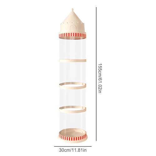 Support transparent anti-poussière pour ranger les peluches - 6