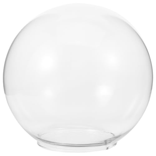 HOLIDYOYO Paralume A Sfera In 1 Pezzi Sostituzione Paralume Rotondo Trasparente Illuminazione A Sfera Copre Accessori Per Lampadari A Sospensione Applique Da Parete
