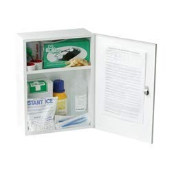 Markin Y580903MF botiquín de primeros auxilios Kit de primeros auxilios para casa - Botiquín de primeros auxilios (Kit de primeros auxilios para casa, Blanco, Metal, 405 mm, 300 mm, 130 mm)