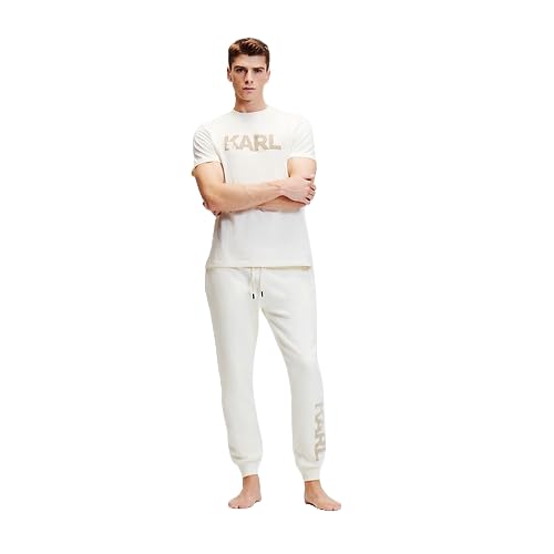 KARL LAGERFELD Hombre Flock Logo Joggers