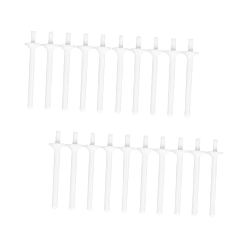 TOVINANNA Facial Waxing Kit 20pcs Plastic Wax Sticks Waxing Tool for Men Women Nose Hair Wax Rods