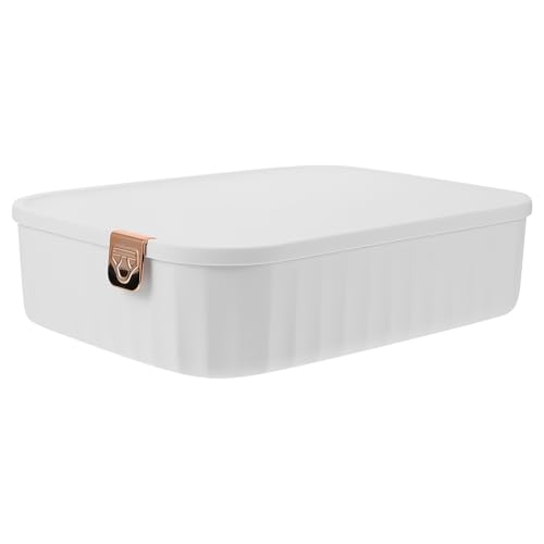 MAGICLULU Caja de Almacenamiento de Ropa Interior Blanco Organizador de Plástico Compartimentos Resistente al Desvanecimiento Calcetines para Armario y Cajones