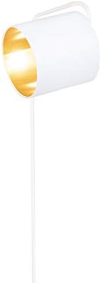 Qazqa QAZQA - Moderne vloerlamp wit - Lofty | Woonkamer | Slaapkamer - Stof Rond |Langwerpig |Cilinder - E27 Geschikt voor LED - Max. 1 x 60 Watt photo 3