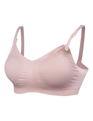 Image of HOFISH Nursing Bras for Breastfeeding, AirZephyr Seamless Maternity Bra, Soft Breathable Nursing Bra for Pregnancy