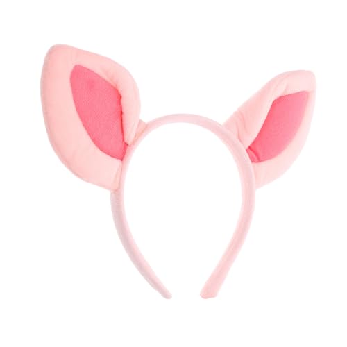ARTSEWPLY Diadema De Cerdito Orejas De Animal Para Cosplay y Disfraces Accesorio Divertido Para Carnaval y Halloween Diseño Ligero y Cómodo Para Mujeres y Niñas