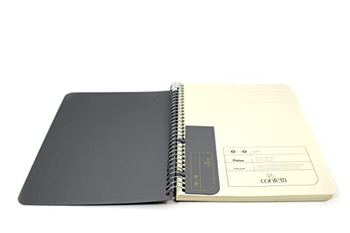 Confetti - Caderno Pro 80 Folhas Pautado TOKYO Capa Prata