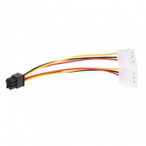 Platoon 6 Pin Power Kablo 6 Pin to 2 Molex PCIE Ekran Kartı Güç 6pin
