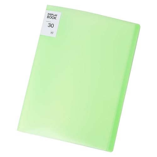 Image of A3 Diamond Pictures Storage Book for Diamond Pictures Kits 30 Pages Diamond Beads Art Painting Portfolio Presentation Storage Book Folder Clear Pockets Green