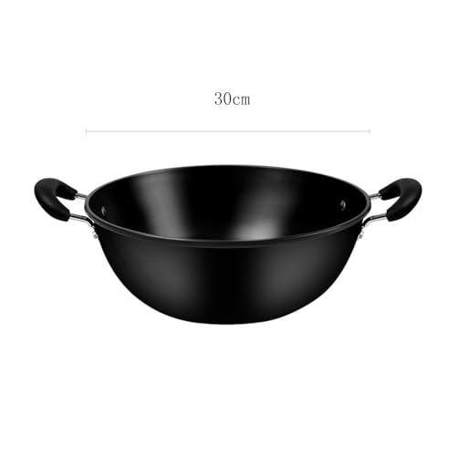 Wok tradicional de hierro sin recubrimiento de 30 cm miniatura 2