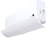 Deflector de ventilación de aire acondicionado, Deflector de aire acondicionado retráctil anti soplado directo montaje en pared ventilación de CA deflectores antiviento para el hogar