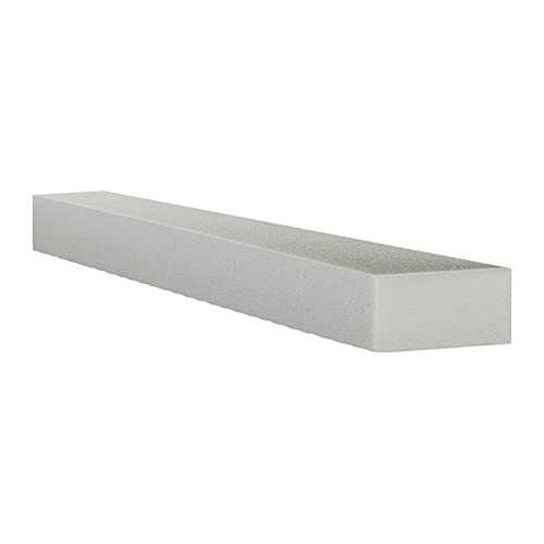 SEEBAUER living® Schaumstoffstreifen MEDIUM | RG35/40 | Matratzenverlängerung | Matratzenausgleich aus PU-Schaum | Formstabil und langlebig | 10 x 10 x 200 cm
