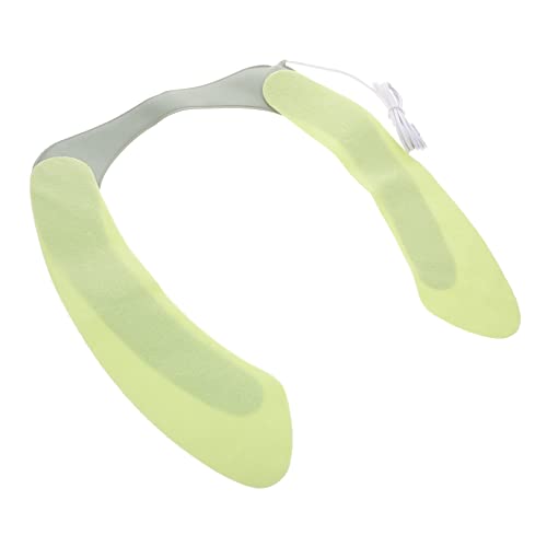 HOMSFOU Asiento De Inodoro Con Calefacción Inodoro Calentado Bisagra Gel Acolchado Relleno Más Cálido Baño Lavable Almohadilla De Asiento De Inodoro Suave Bidé Oblongo Funcionar Pu Green