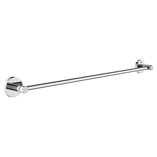 GROHE Essentials - Badetuchhalter (Material: Metall, 600mm, zum bohren oder kleben), chrom, 40366001