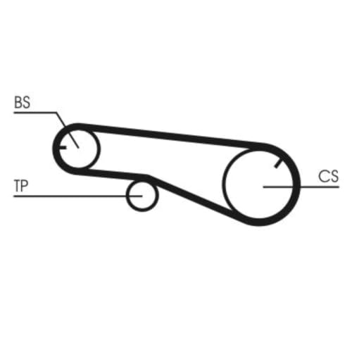Kit de correa de distribución CONTITECH ct1109 K2 para motor de coche 5