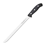 3 Claveles - Cuchillo Jamonero, Pulido Mate, Acero Inoxidable, línea DOMVS, 25cm - 10'