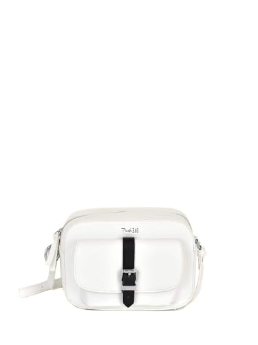 Sac à bandoulière pour femme blanc Pash Bag Macy de 21 cm
