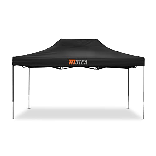 Carpa Gazebo 3x4,5m Plegable/pabellón Plegable Compatible para la Pista MOTEA Negro