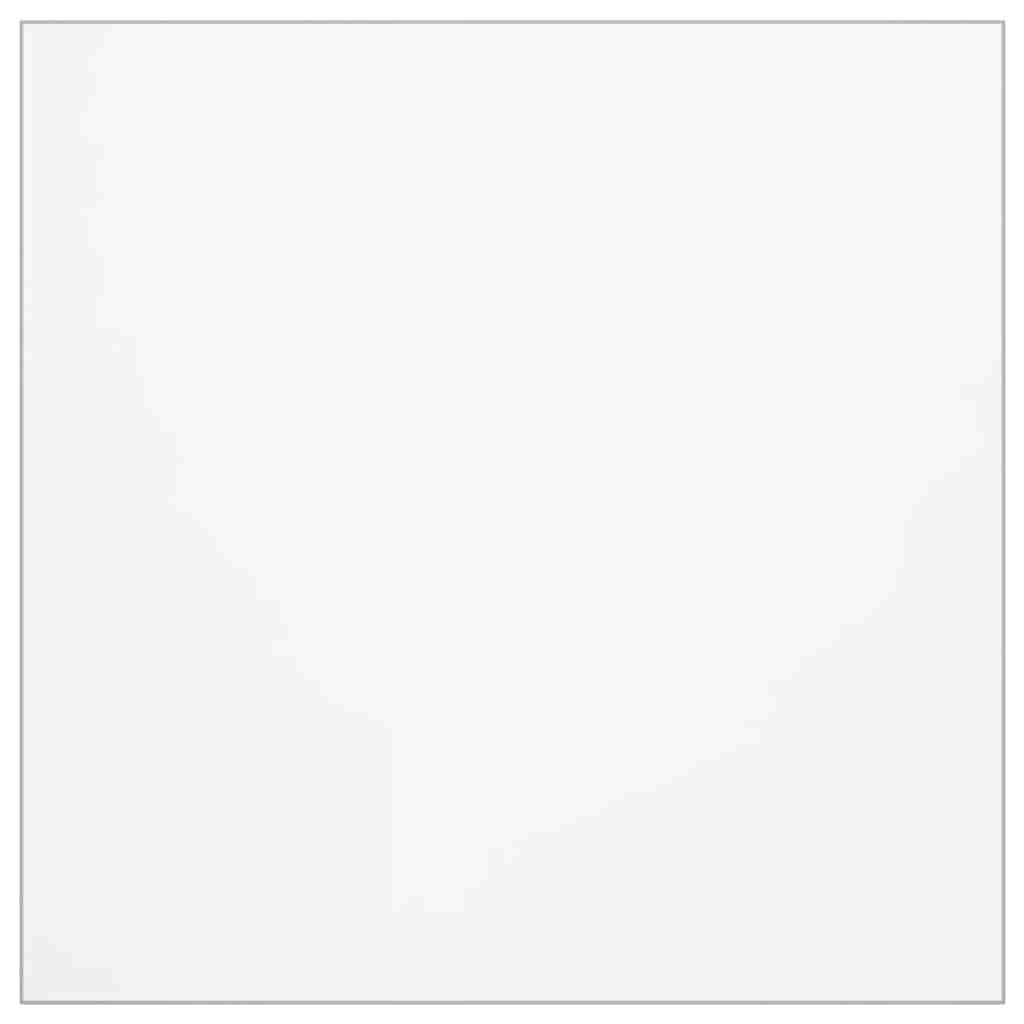 Tischfolie Matt quadratisch 80x80 cm 1,6 mm PVC wasserdicht Kratzfest abwaschbar als Tischschutz und Schreibtischunterlage für Esszimmer und Büro