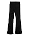 Danskin girls Shirred Waist Bootleg athletic pants, Black, 6X-7X US