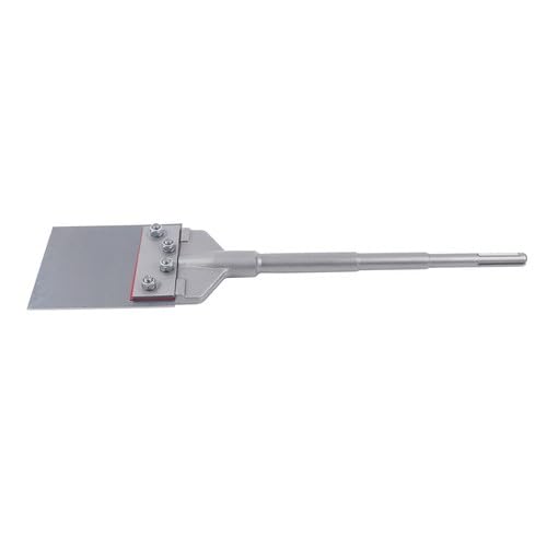 SDS-Max - Cincel de espátula de acero para eliminar rápidamente adhesivos, pegamento, mortero fino, mortero de cemento y azulejos, compatible con martillo eléctrico SDS-max