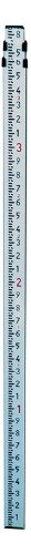 SECO Crain 9 Foot 10ths Grade Leveling Rod Stick with Level Vial and Carrying Case Tenths 7301-30